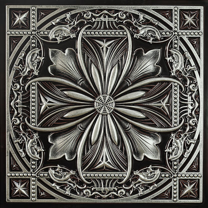 10Pcs  Vintage-Style Ceiling Tiles for Elegant Restaurants, Coffee Houses and Hospitality Spaces PL10
