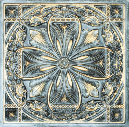 10Pcs Vintage Ceiling Tiles for Wine Cellars, Old-World Restaurants and Artistic Rooms PL10