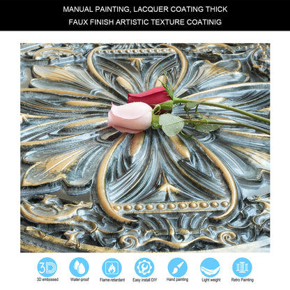 10Pcs Vintage Ceiling Tiles for Wine Cellars, Old-World Restaurants and Artistic Rooms PL10