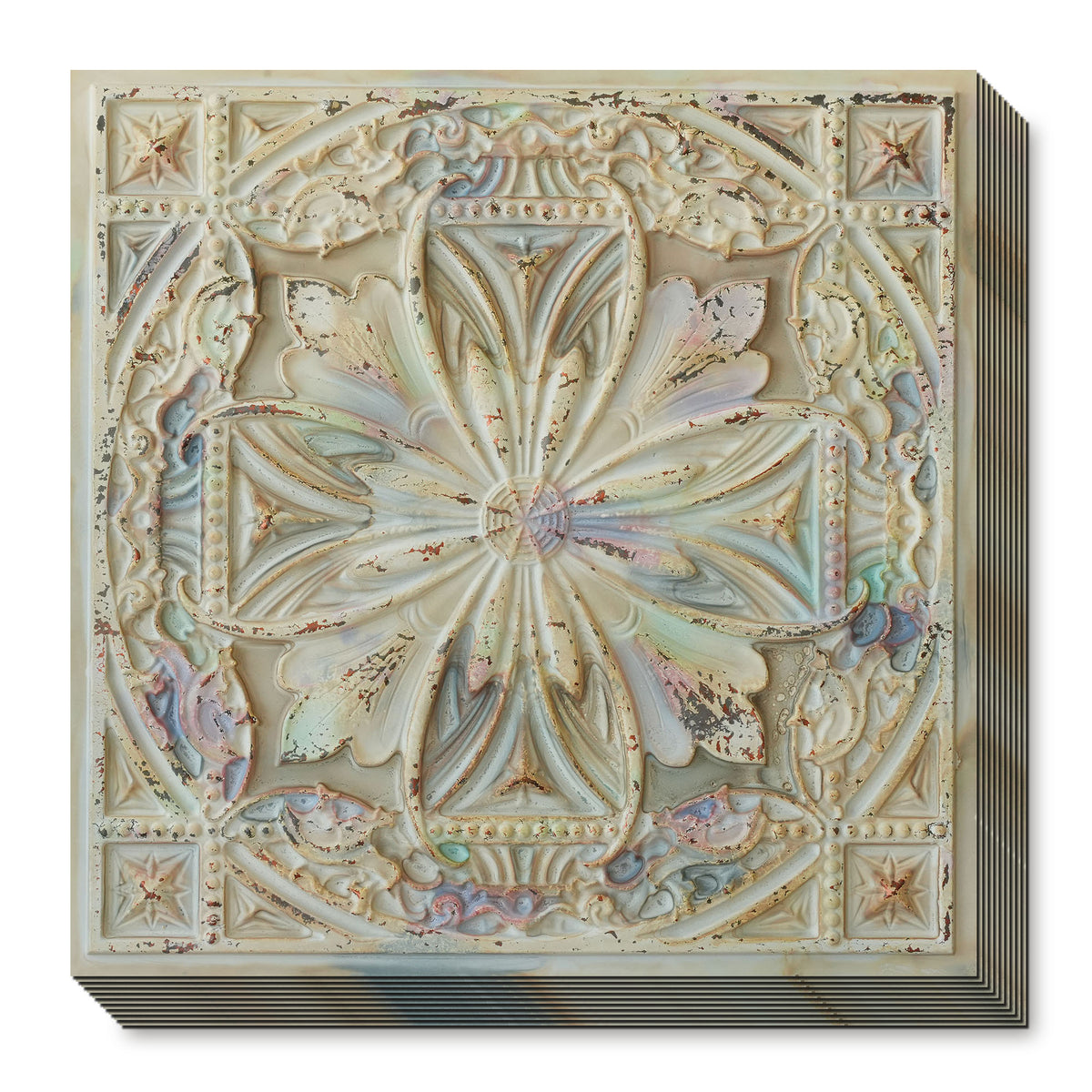 PAINTSDECOR PL10 Distress crack multicolor white