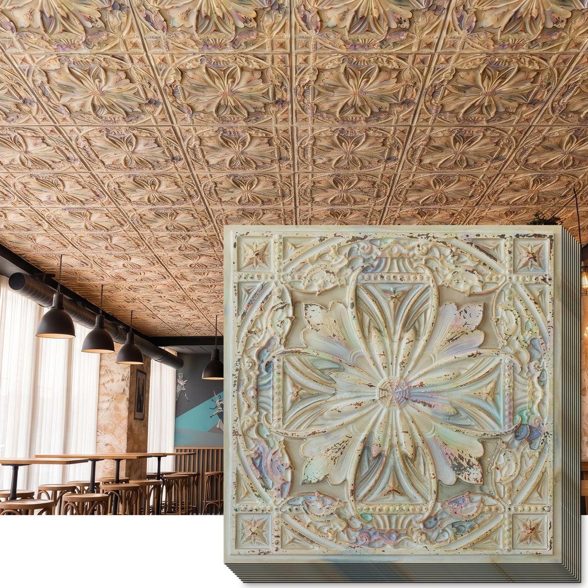 PAINTSDECOR PL10 Distress crack multicolor white