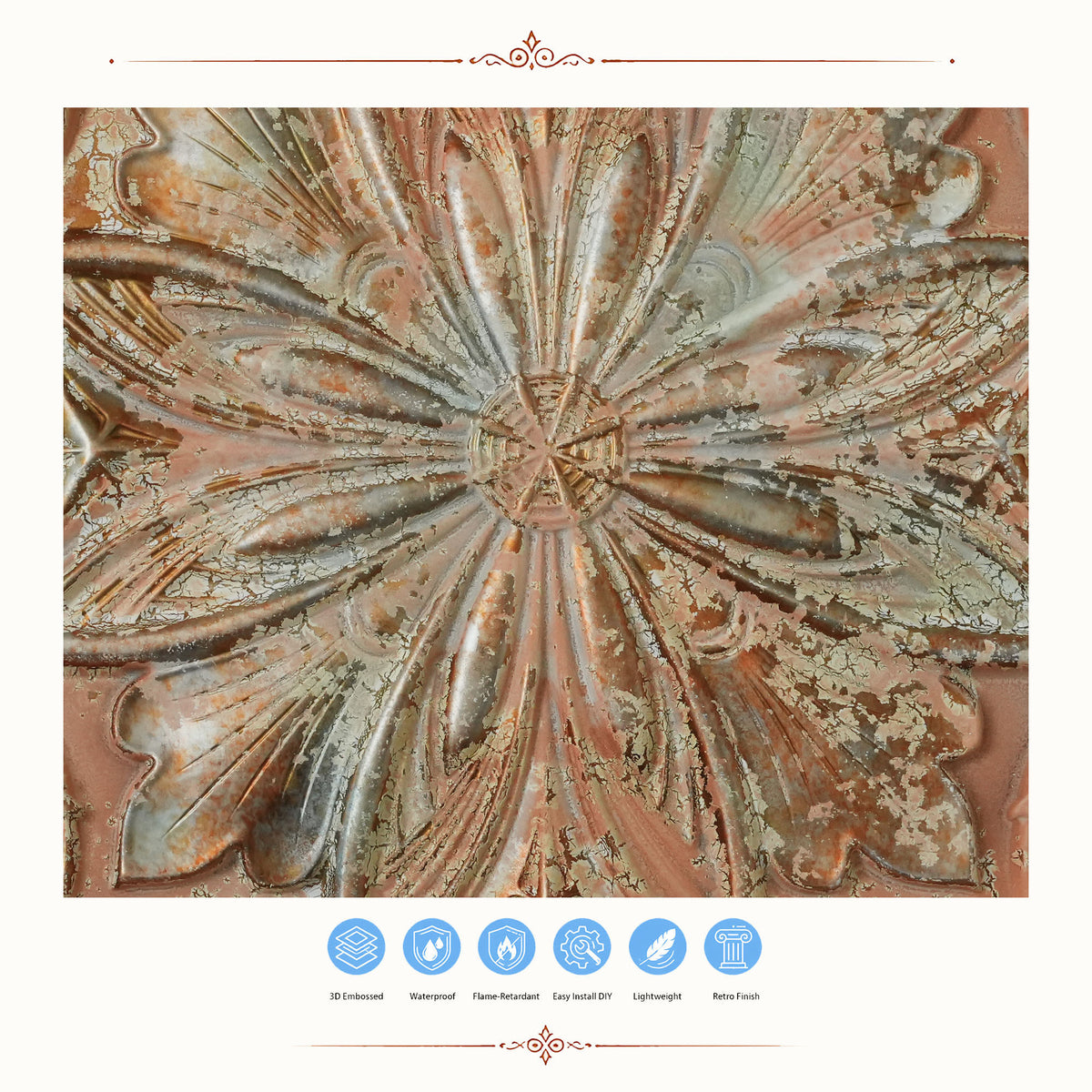PAINTSDECOR PL10 Palazzo Clay