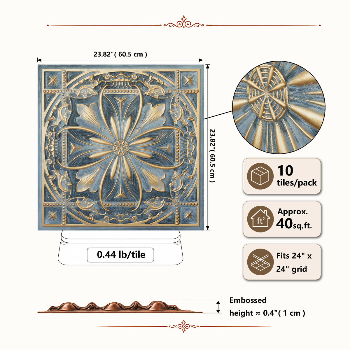 PAINTSDECOR PL10 Smoked gold