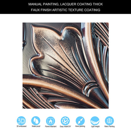 10Pcs  Vintage-Style Ceiling Tiles for Elegant Restaurants, Coffee Houses and Hospitality Spaces PL10