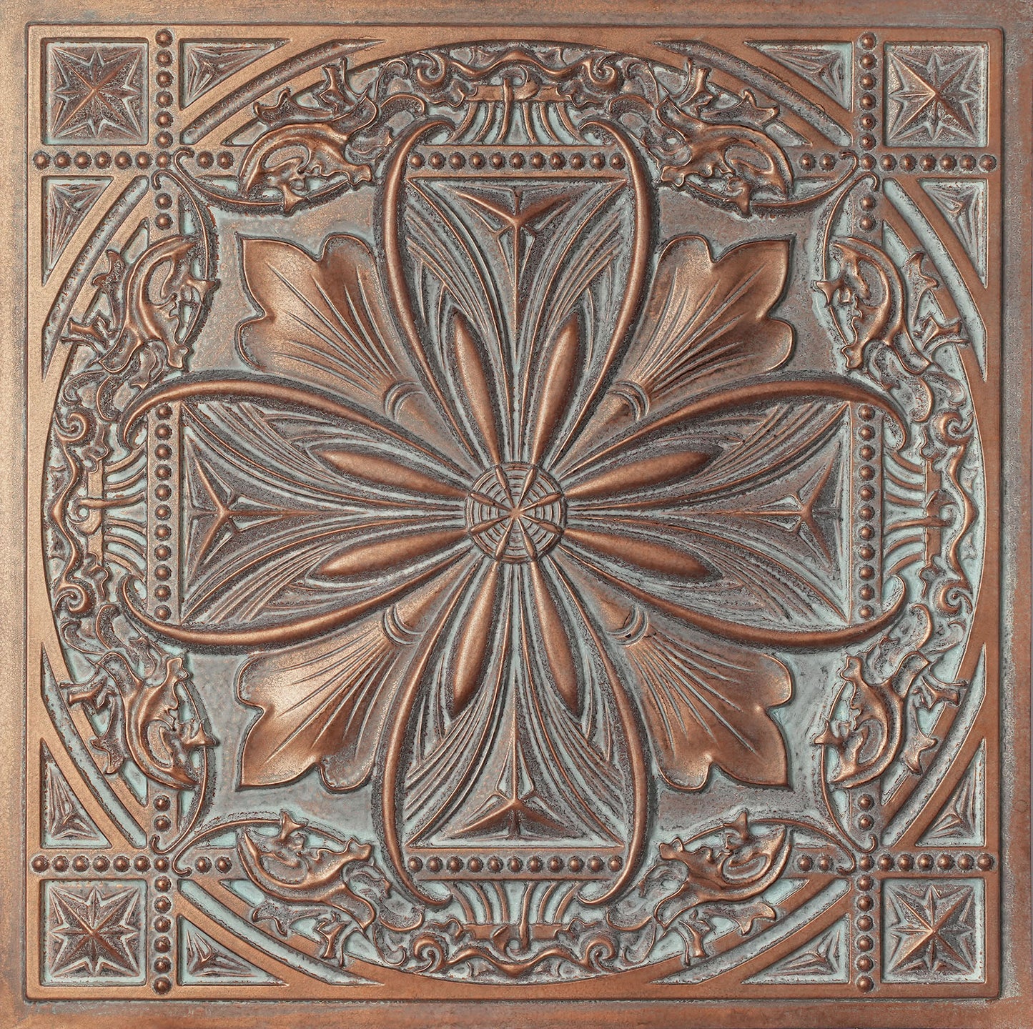 10Pcs 3D Faux Metal Ceiling Tiles for Stylish Bars, Clubs and Trendy Restaurants PL10