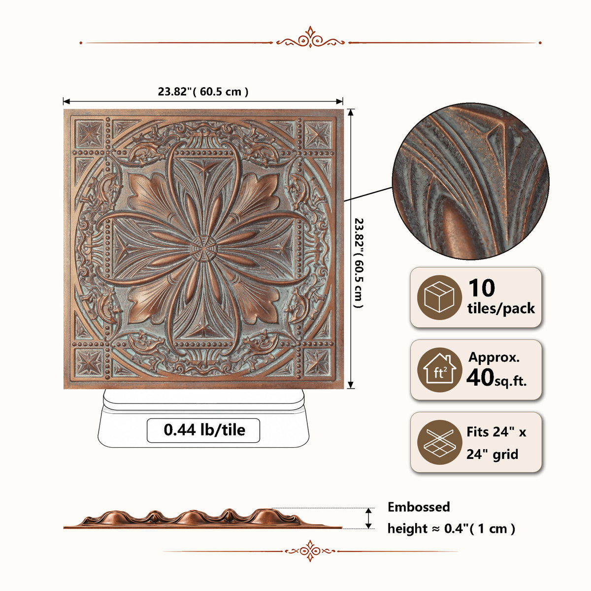 PAINTSDECOR PL10 Weathered copper