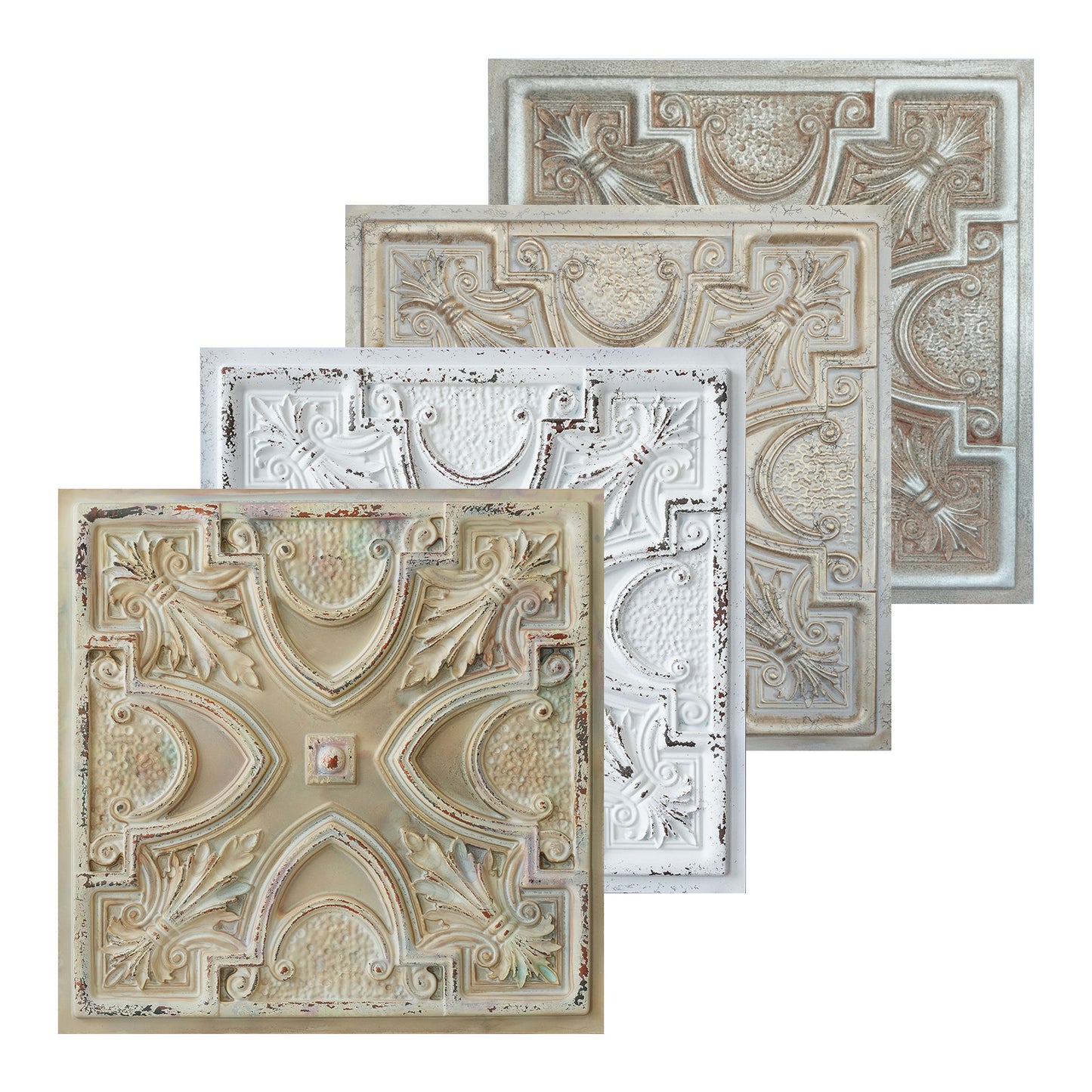 10tiles/lot Decorative Faux tin ceiling Tiles for Cocktail Bars, Lounges and Luxury Night Spots PL11