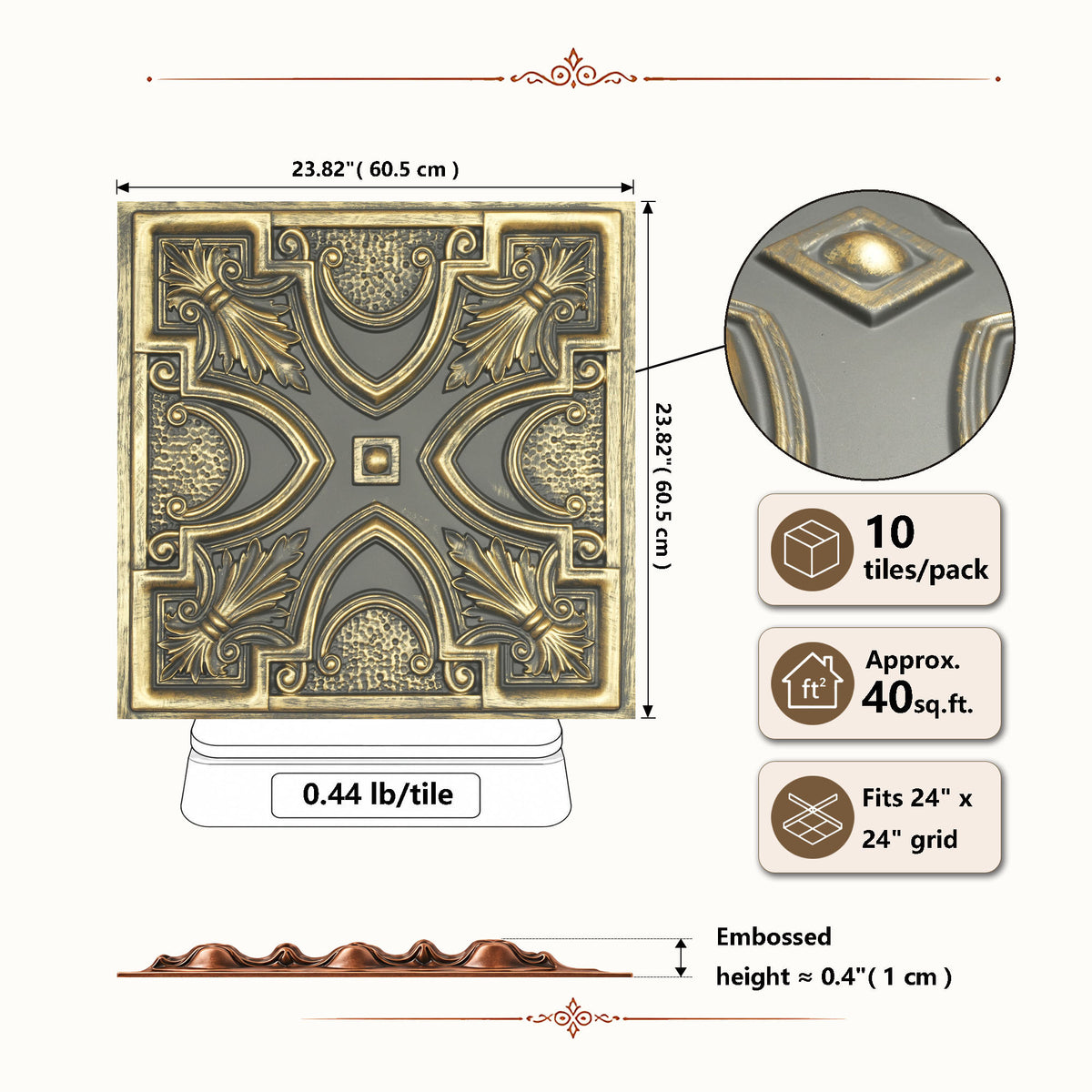 PAINTSDECOR PL11ANCIENTGOLD Ancient gold