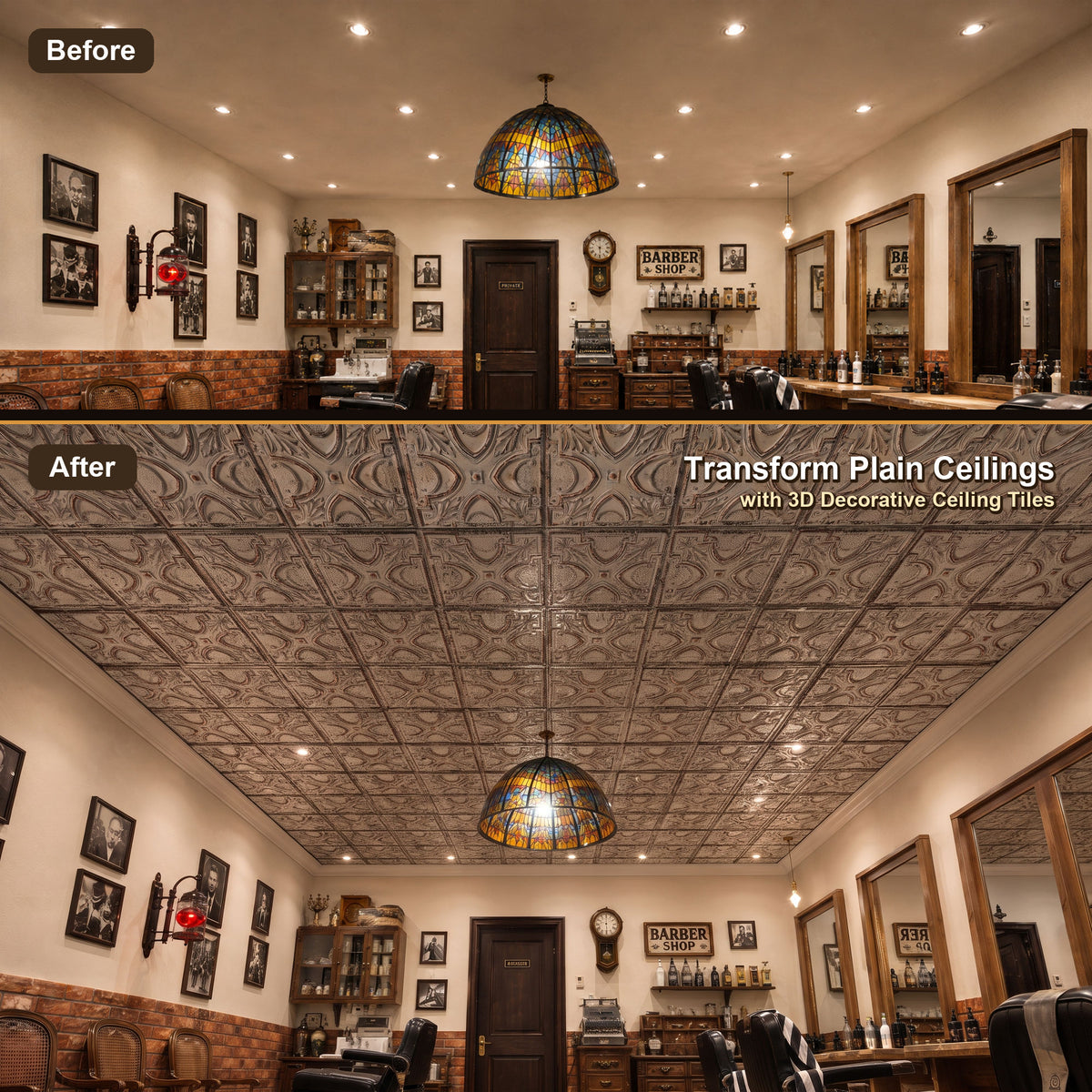 PAINTSDECOR PL11DISTRESSCRACKWHITEBLACK Distress crack white black