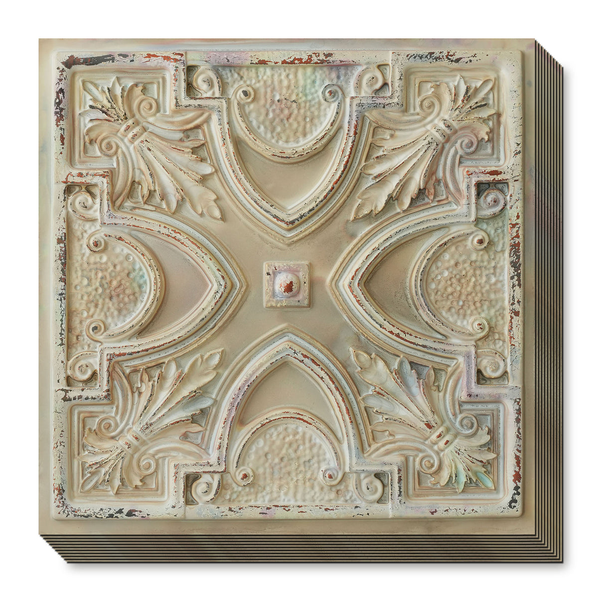 PAINTSDECOR PL11DISTRESSCRACKMULTICOLORWHITE Distress crack multicolor white