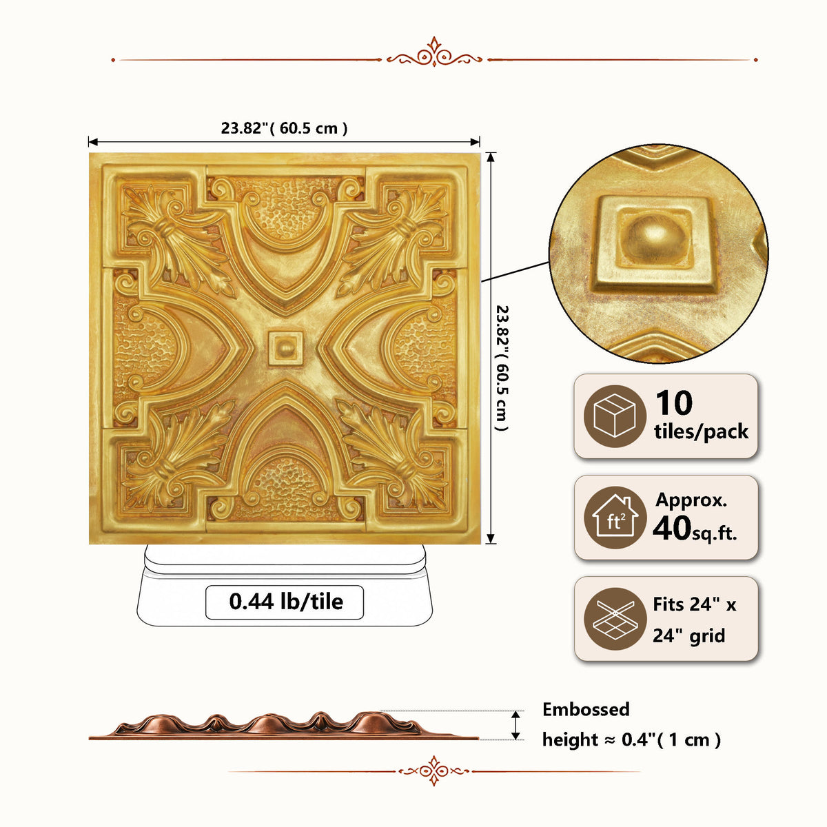 PAINTSDECOR PL11GOLDEN Golden