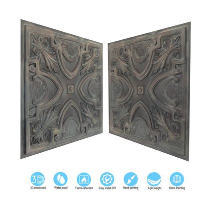 10tiles/lot Artistic Decorative PVC Panels for Dessert Shops, Flower Stores and Exhibitions PL11