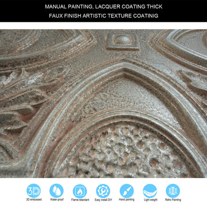 10tiles/lot Decorative Faux tin ceiling Tiles for Cocktail Bars, Lounges and Luxury Night Spots PL11