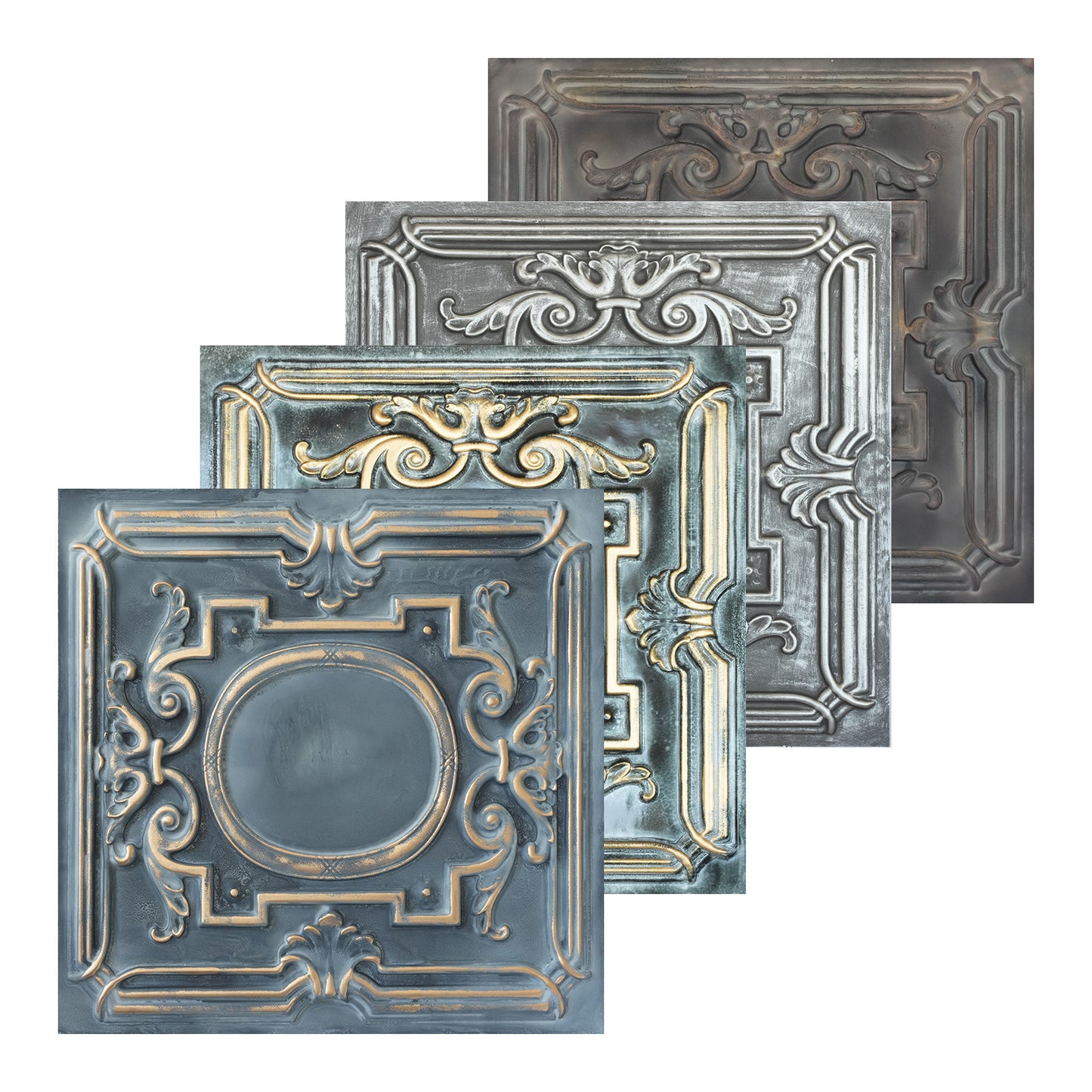 10tiles/lot Vintage Ceiling Panels for Guesthouses, Heritage Hotels and Classic Interior Styles PL15
