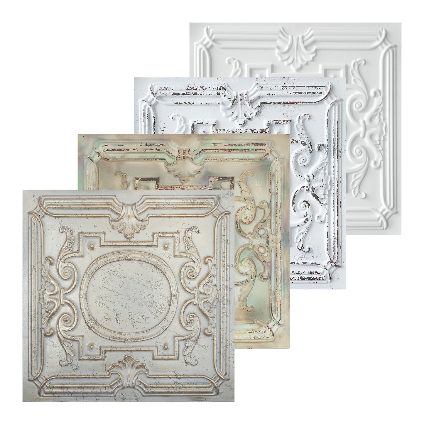 10tiles/lot 3D Ceiling Tiles for Modern Bedrooms, Kitchens, Cafés and Creative Interior Spaces PL15