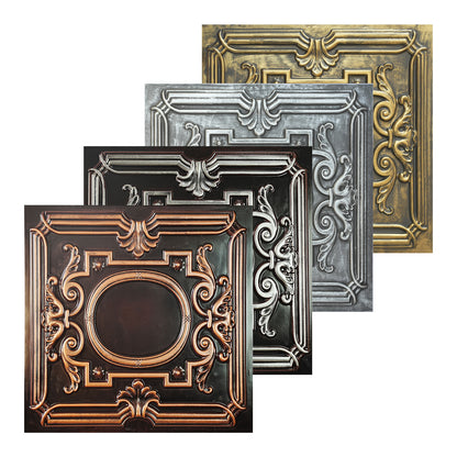 10tiles/lot Antique Tin Ceiling Tiles for Vintage Restaurants, Guesthouses and Elegant Hotel Suites PL15