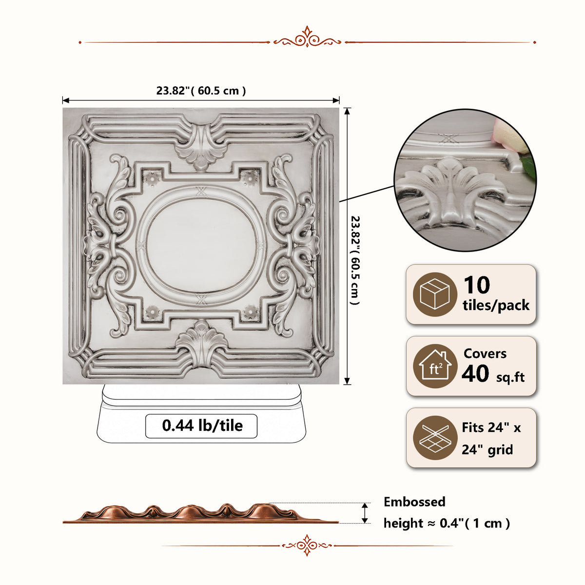 PAINTSDECOR PL15AGEDWHITE Aged white