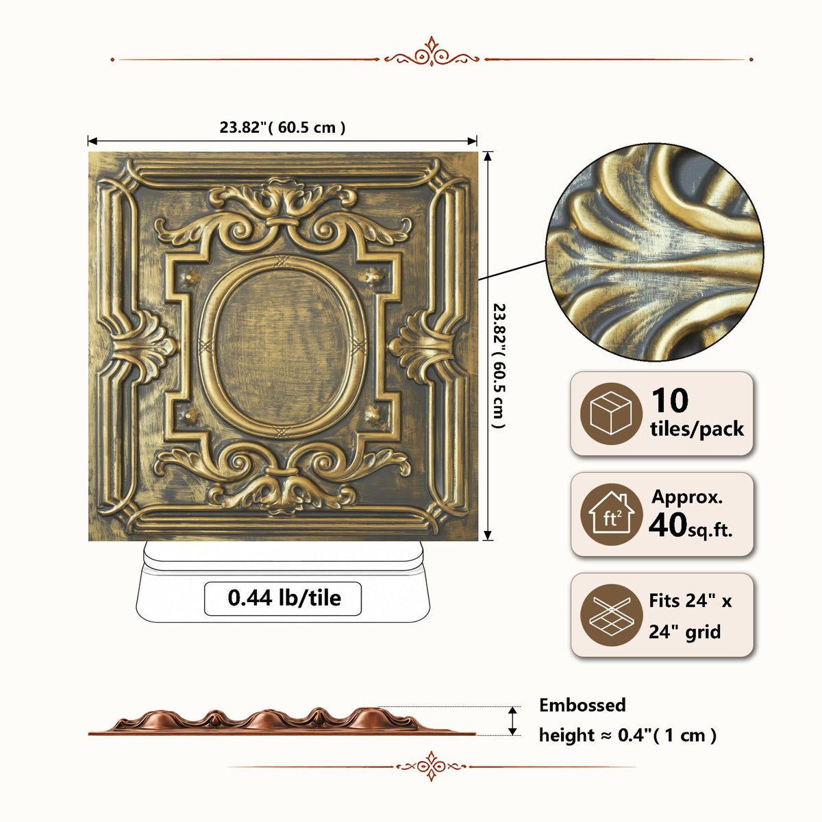 PAINTSDECOR PL15ANCIENTGOLD Ancient gold