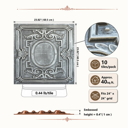 PAINTSDECOR PL15ANTIQUETIN Antique tin
