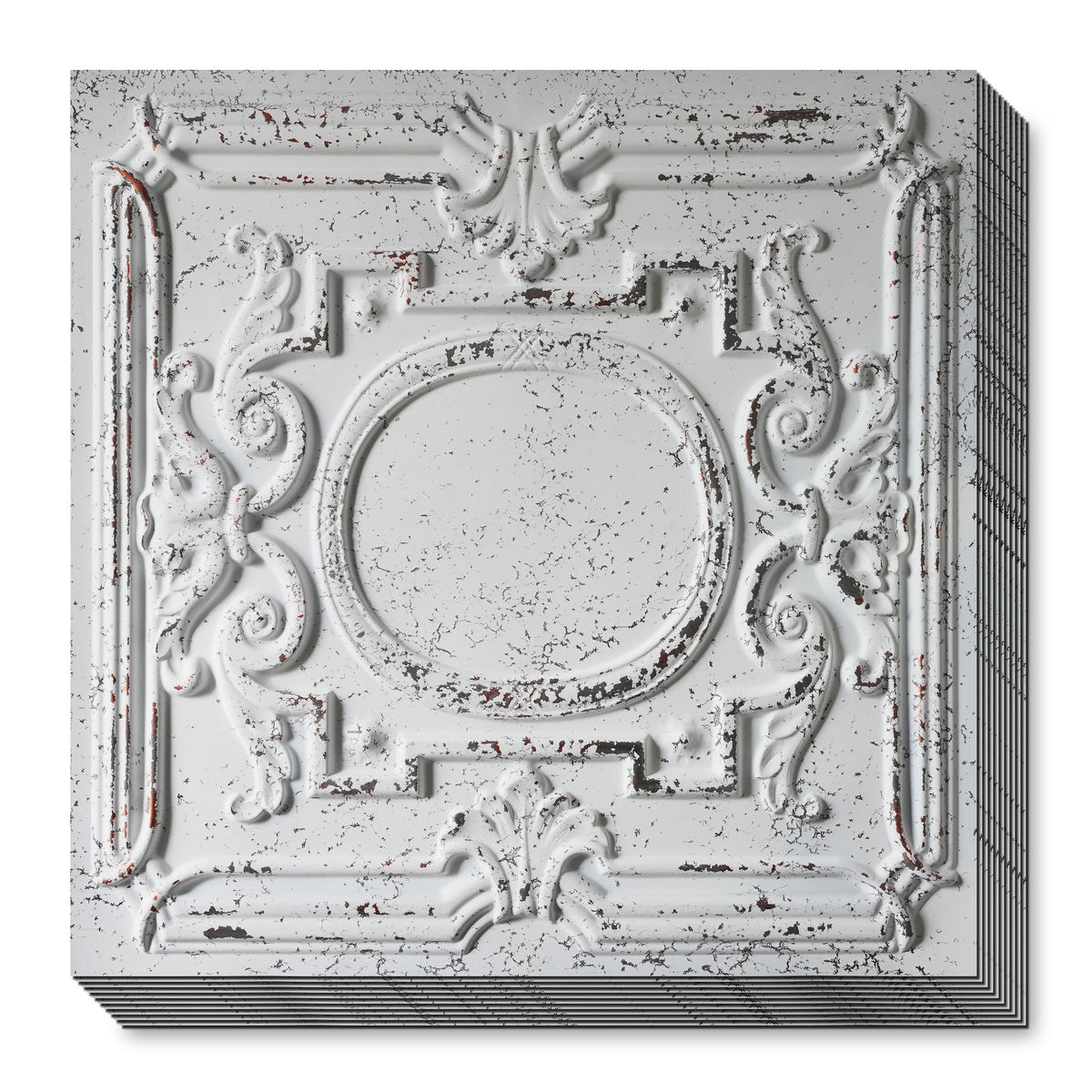 PAINTSDECOR PL15DISTRESSCRACKWHITEBLACK Distress crack white black