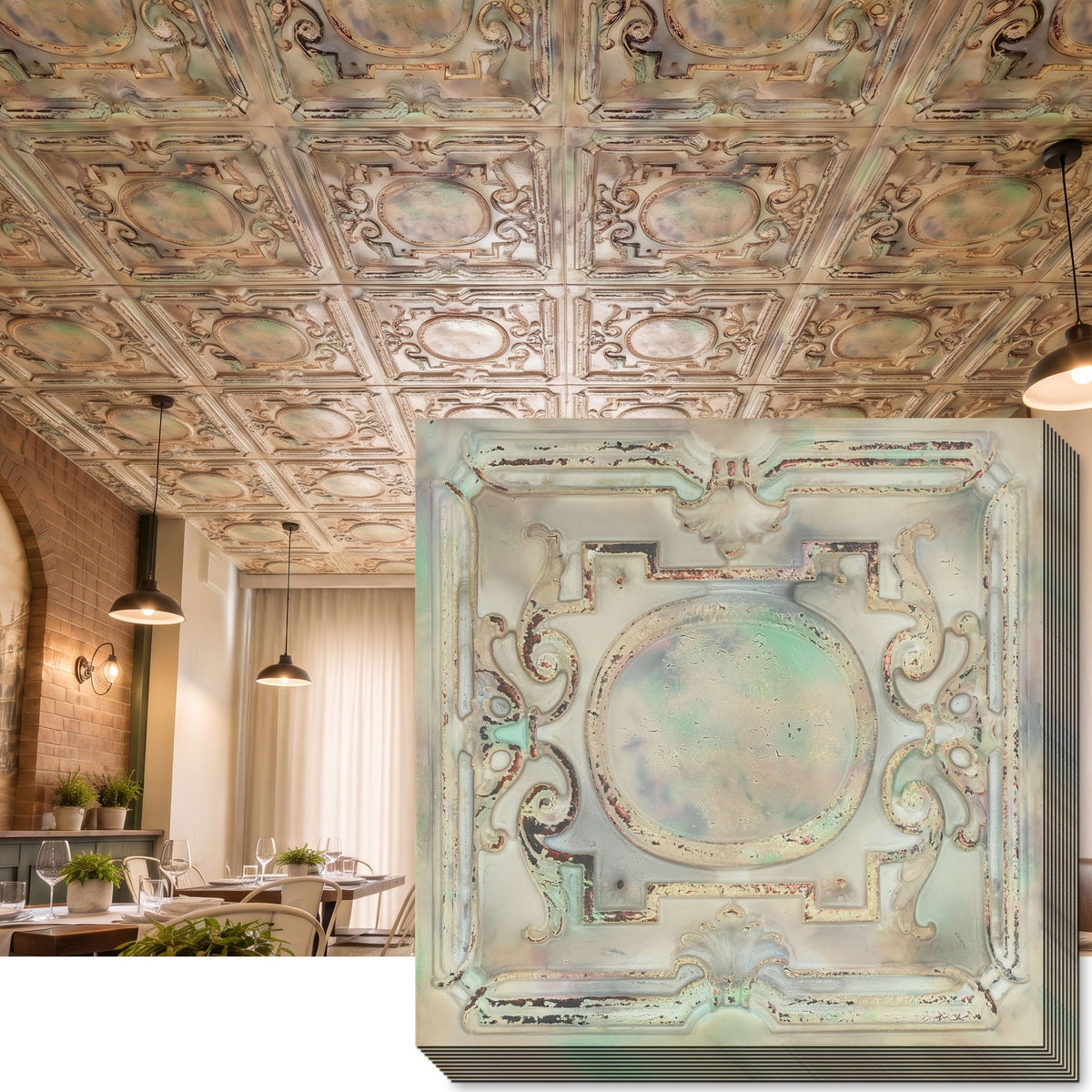 PAINTSDECOR PL15DISTRESSCRACKMULTICOLORWHITE Distress crack multicolor white