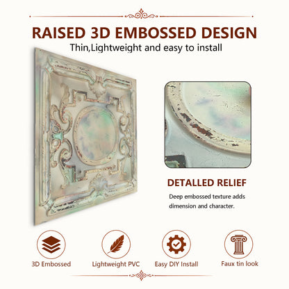 PAINTSDECOR PL15DISTRESSCRACKMULTICOLORWHITE Distress crack multicolor white