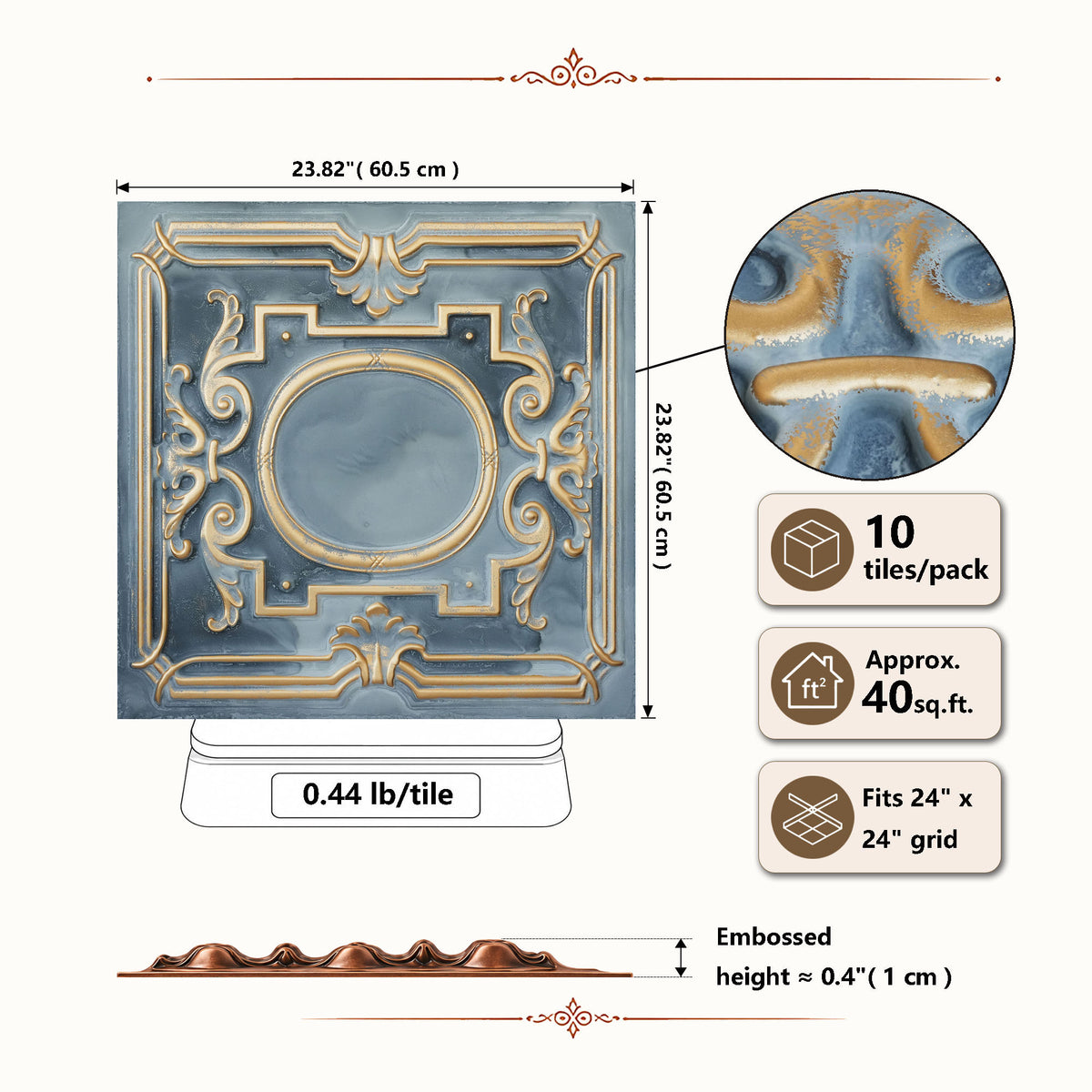 PAINTSDECOR PL15SMOKEDGOLD Smoked gold