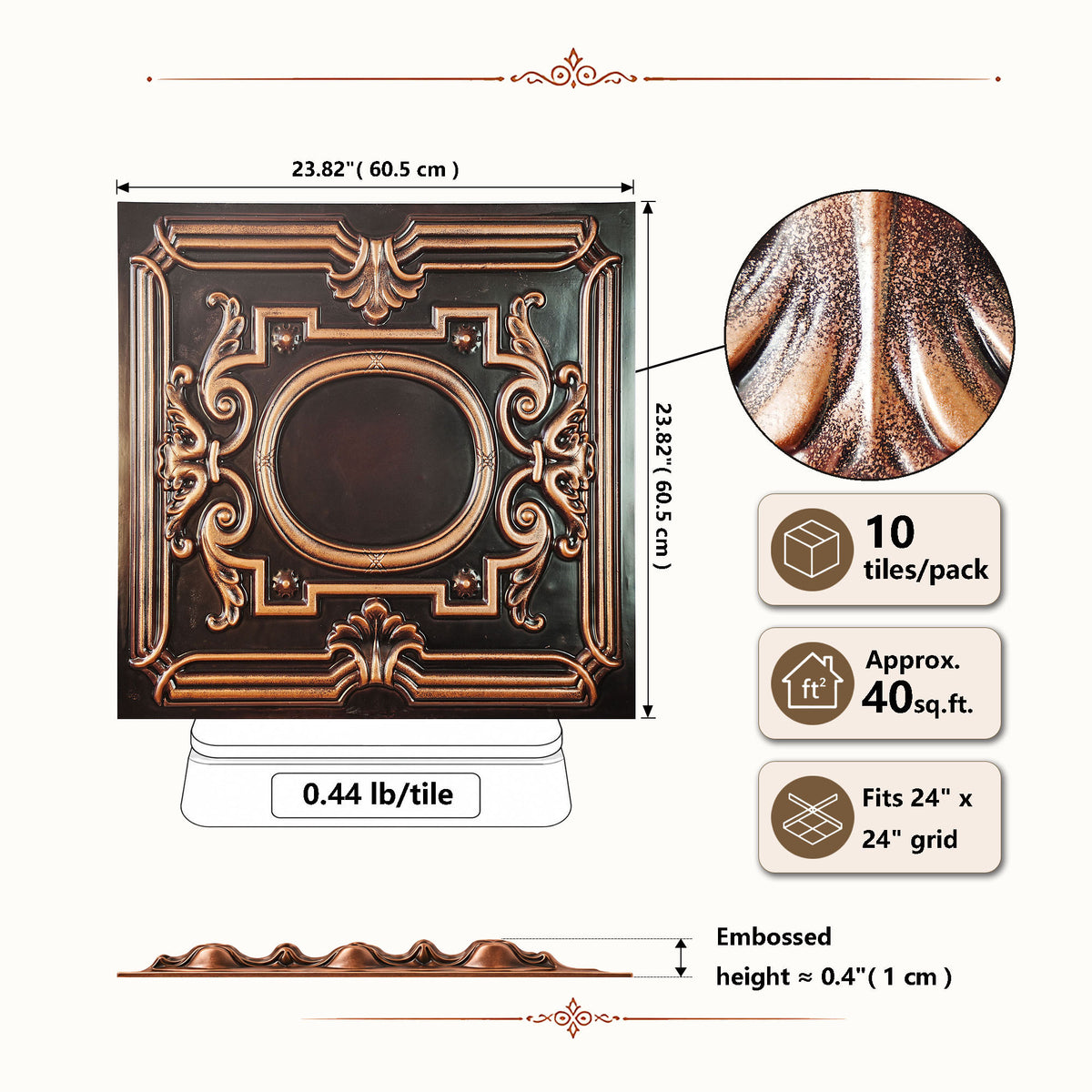 PAINTSDECOR PL15TADITIONALCOPPER Taditional copper