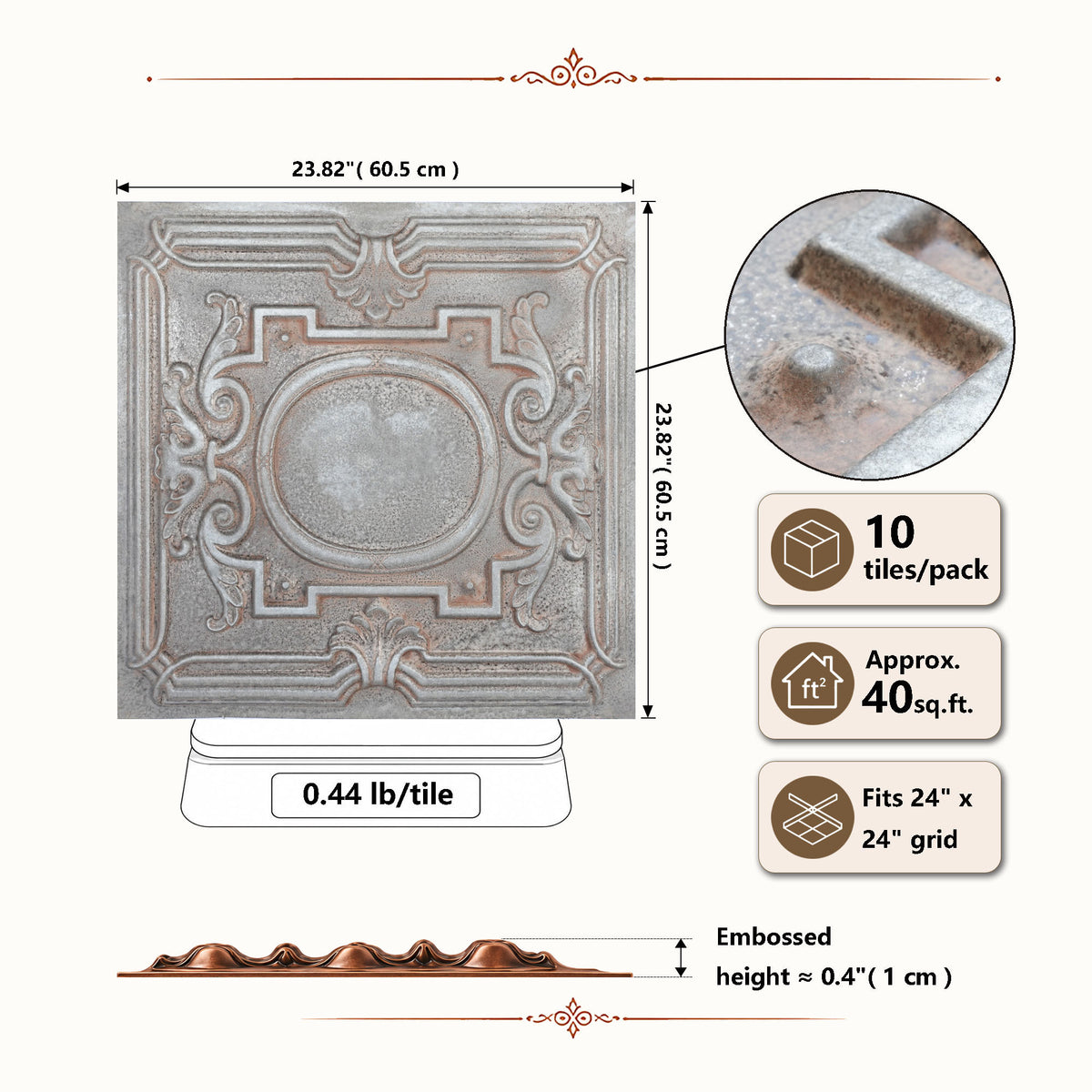 PAINTSDECOR PL15WEATHEREDIRON Weathered Iron