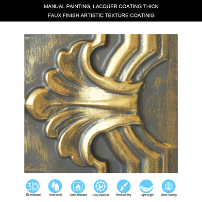 10tiles/lot Antique Tin Ceiling Tiles for Vintage Restaurants, Guesthouses and Elegant Hotel Suites PL15