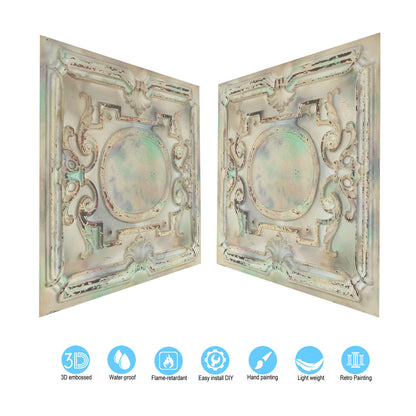 10tiles/lot 3D Ceiling Tiles for Modern Bedrooms, Kitchens, Cafés and Creative Interior Spaces PL15