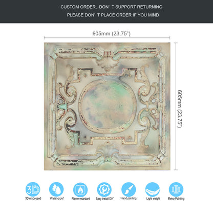 10tiles/lot 3D Ceiling Tiles for Modern Bedrooms, Kitchens, Cafés and Creative Interior Spaces PL15