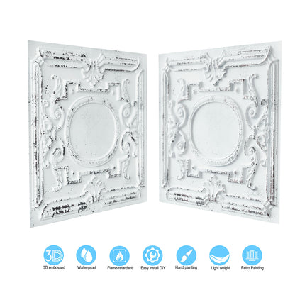 10tiles/lot 3D Ceiling Tiles for Modern Bedrooms, Kitchens, Cafés and Creative Interior Spaces PL15