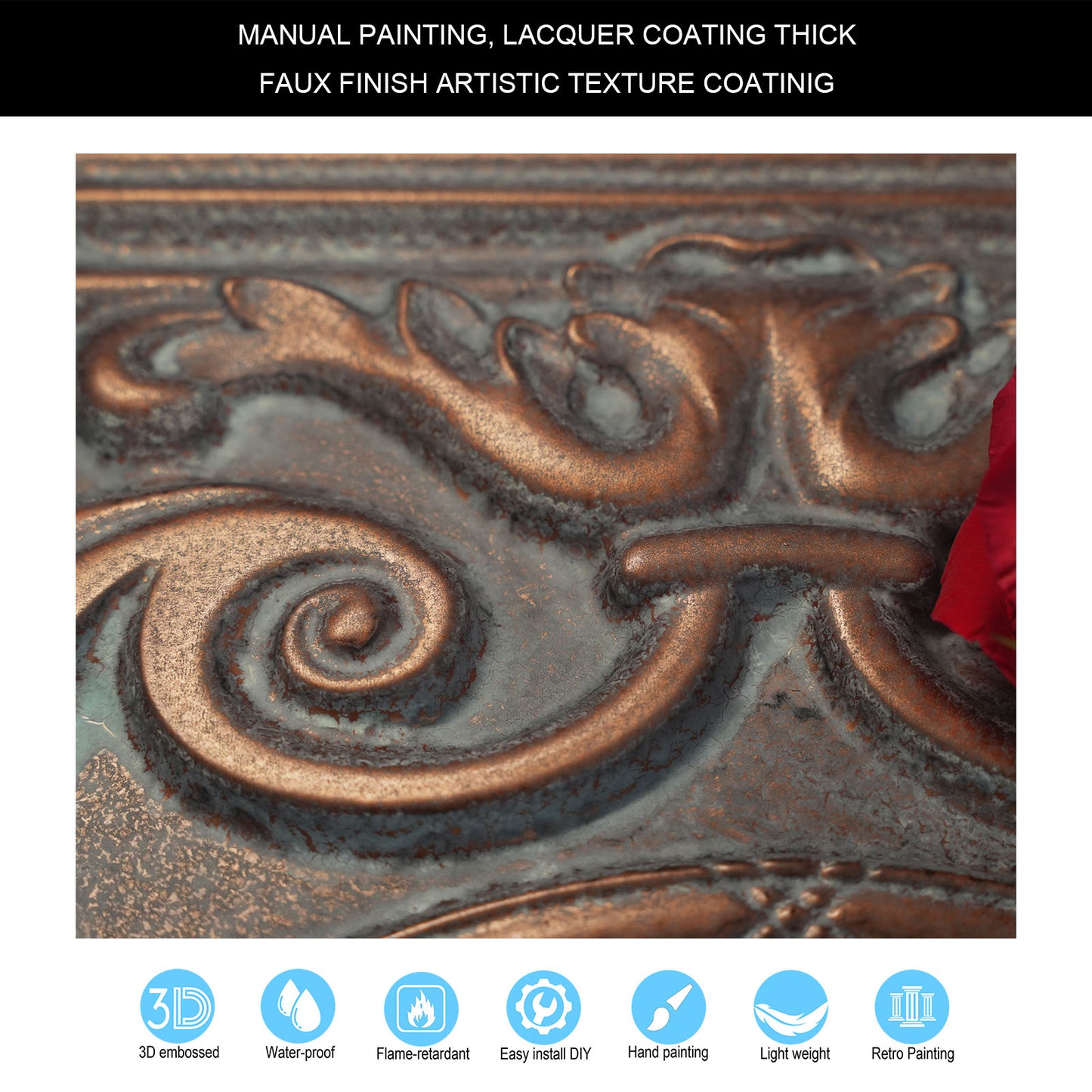 10tiles/lot Vintage Ceiling Panels for Guesthouses, Heritage Hotels and Classic Interior Styles PL15