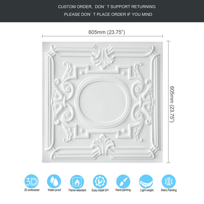 10tiles/lot 3D Ceiling Tiles for Modern Bedrooms, Kitchens, Cafés and Creative Interior Spaces PL15