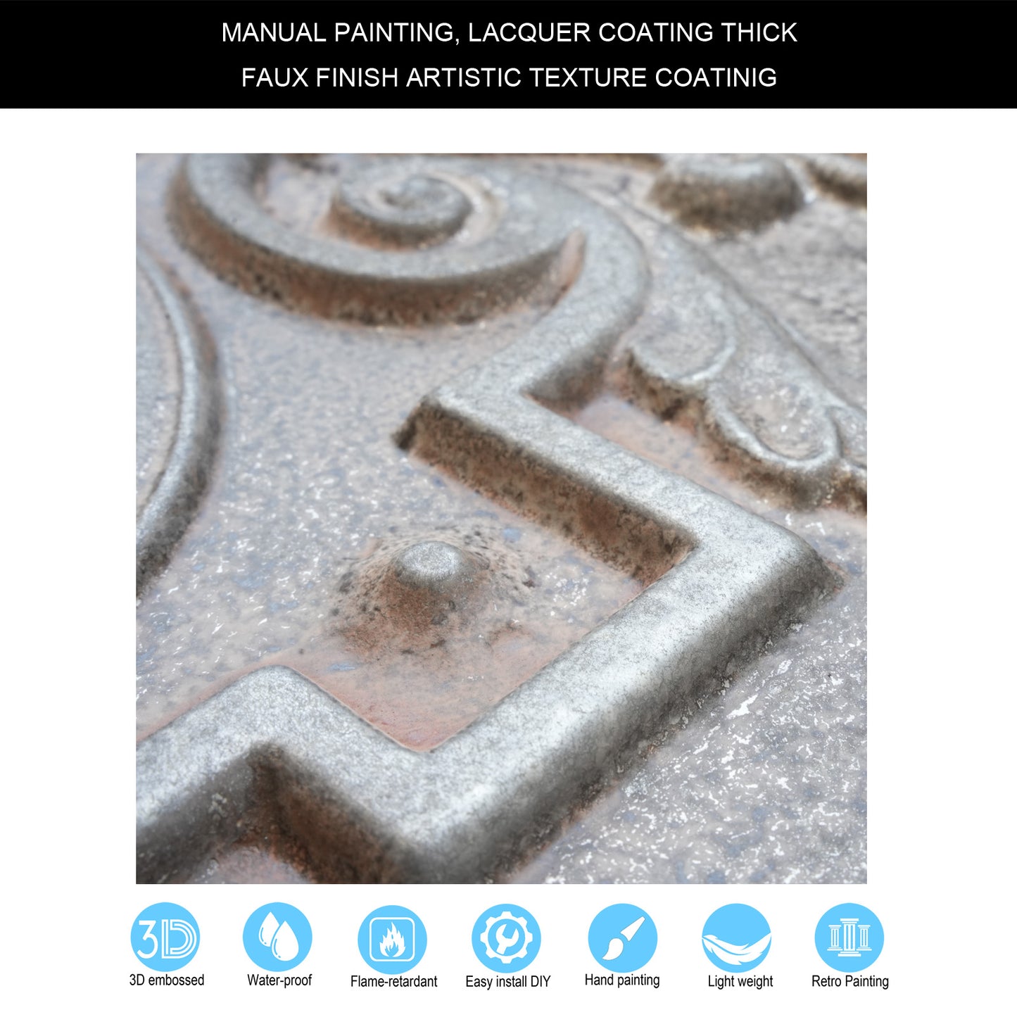 10tiles/lot Vintage Ceiling Panels for Guesthouses, Heritage Hotels and Classic Interior Styles PL15