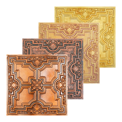 10tiles/lot Embossing Ceiling Tiles for Boutique Restaurants, Premium Lounges and Luxury Hotels PL16