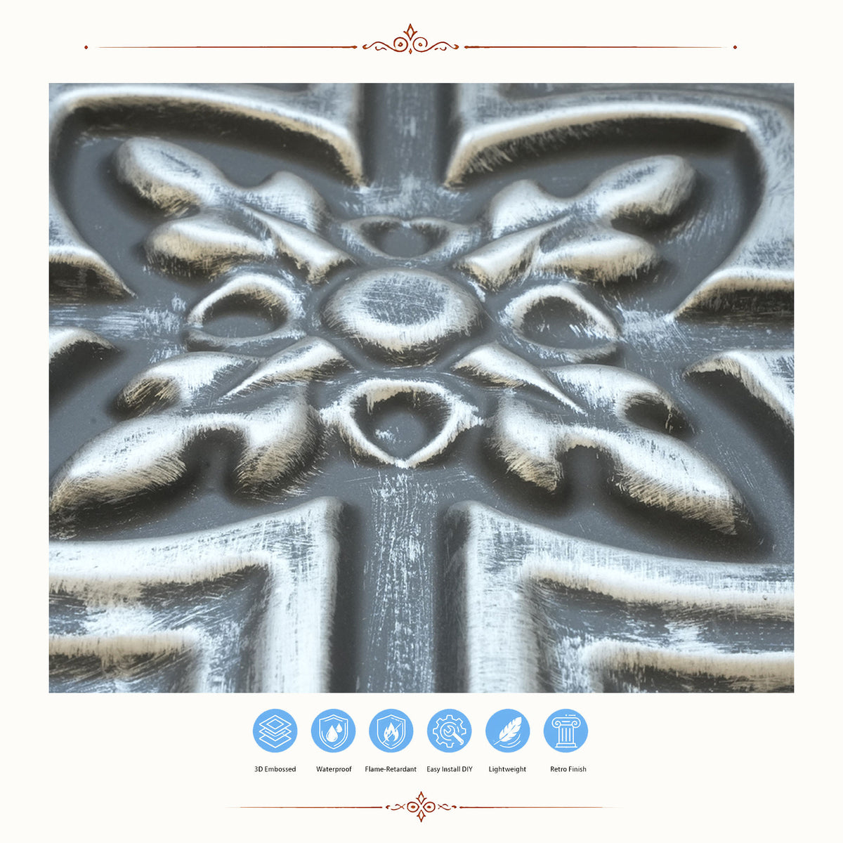 PAINTSDECOR PL16ANTIQUETIN Antique tin