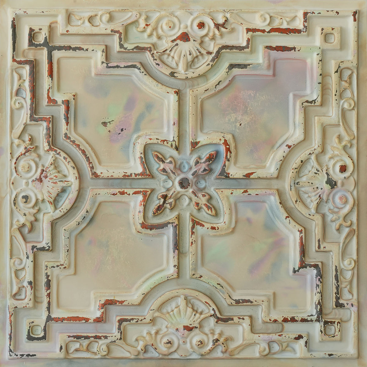 PAINTSDECOR PL16DISTRESSCRACKMULTICOLORWHITE Distress crack multicolor white