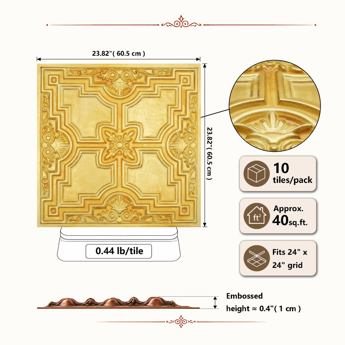 PAINTSDECOR PL16GOLDEN Golden