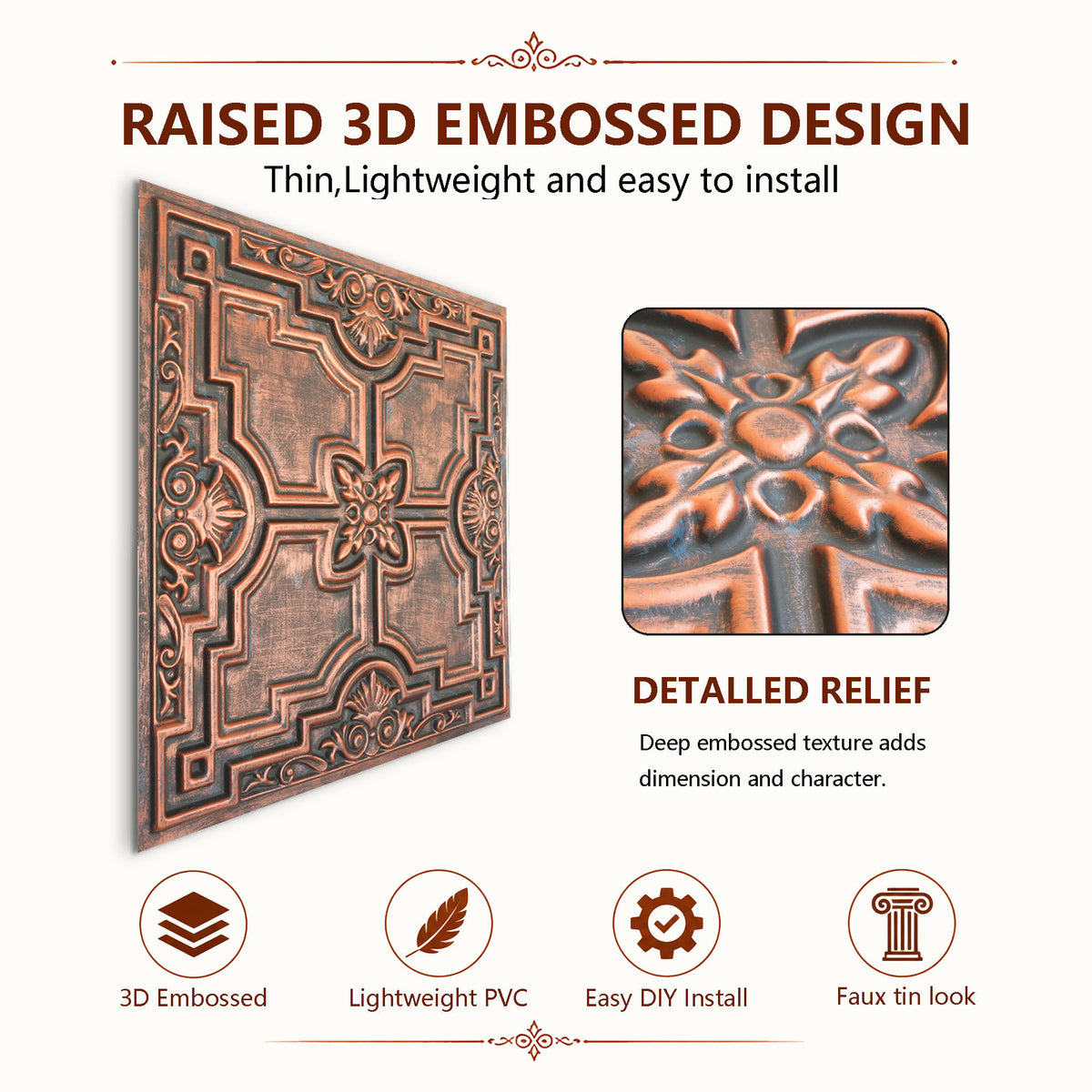 PAINTSDECOR PL16RUSTICCOPPER Rustic copper
