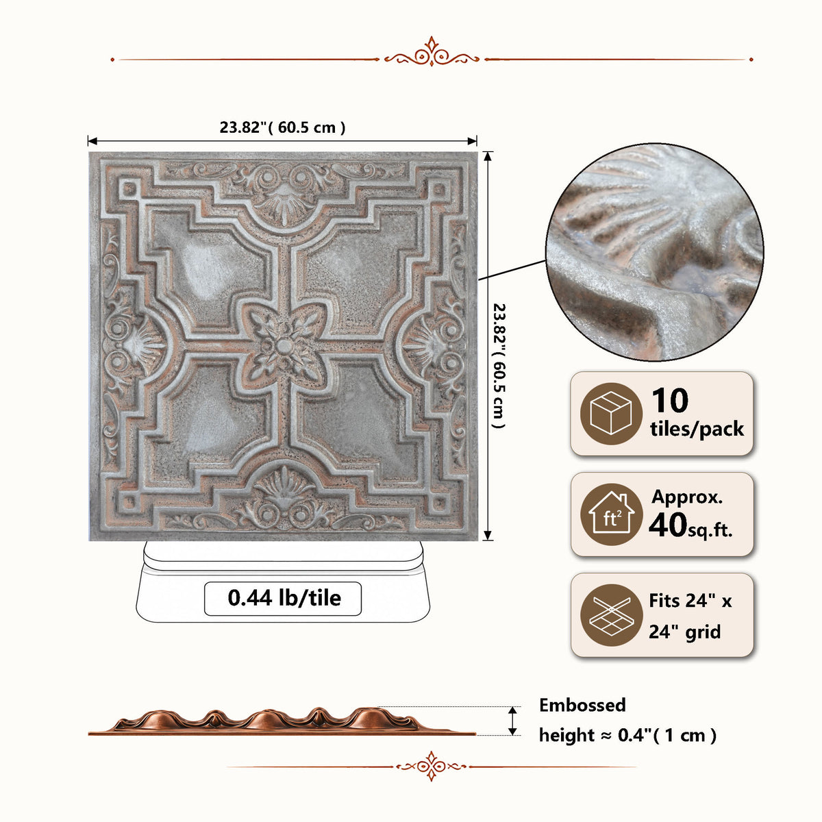 PAINTSDECOR PL16WEATHEREDIRON Weathered Iron
