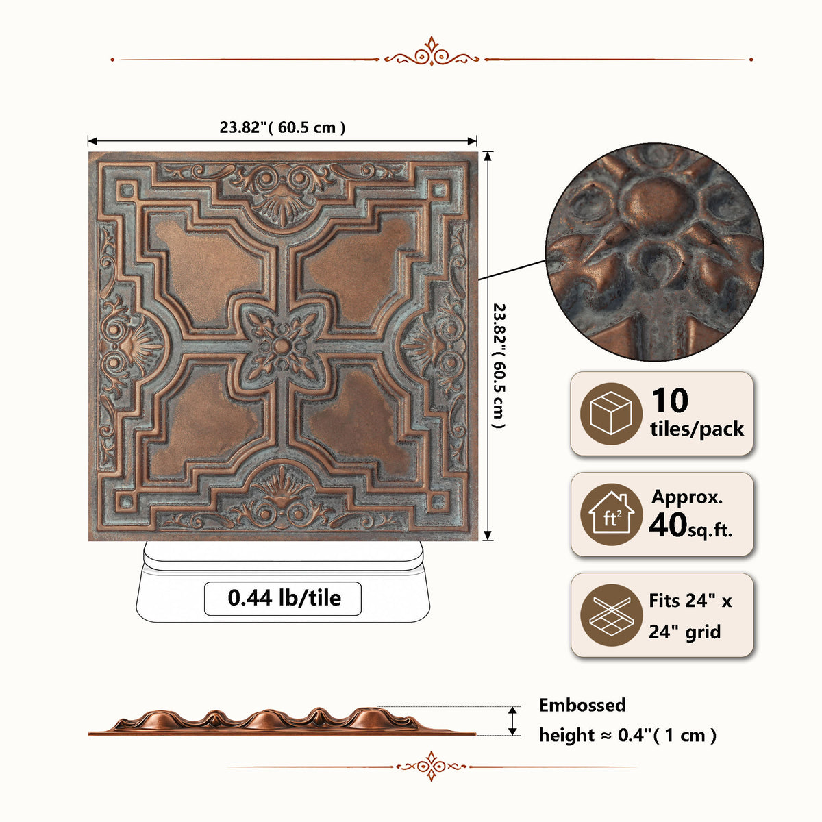 PAINTSDECOR PL16WEATHEREDCOPPER Weathered copper