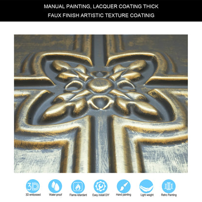 10tiles/lot Artistic Ceiling Tiles for Libraries, Museums, Craft Studios and Cultural Interiors PL16