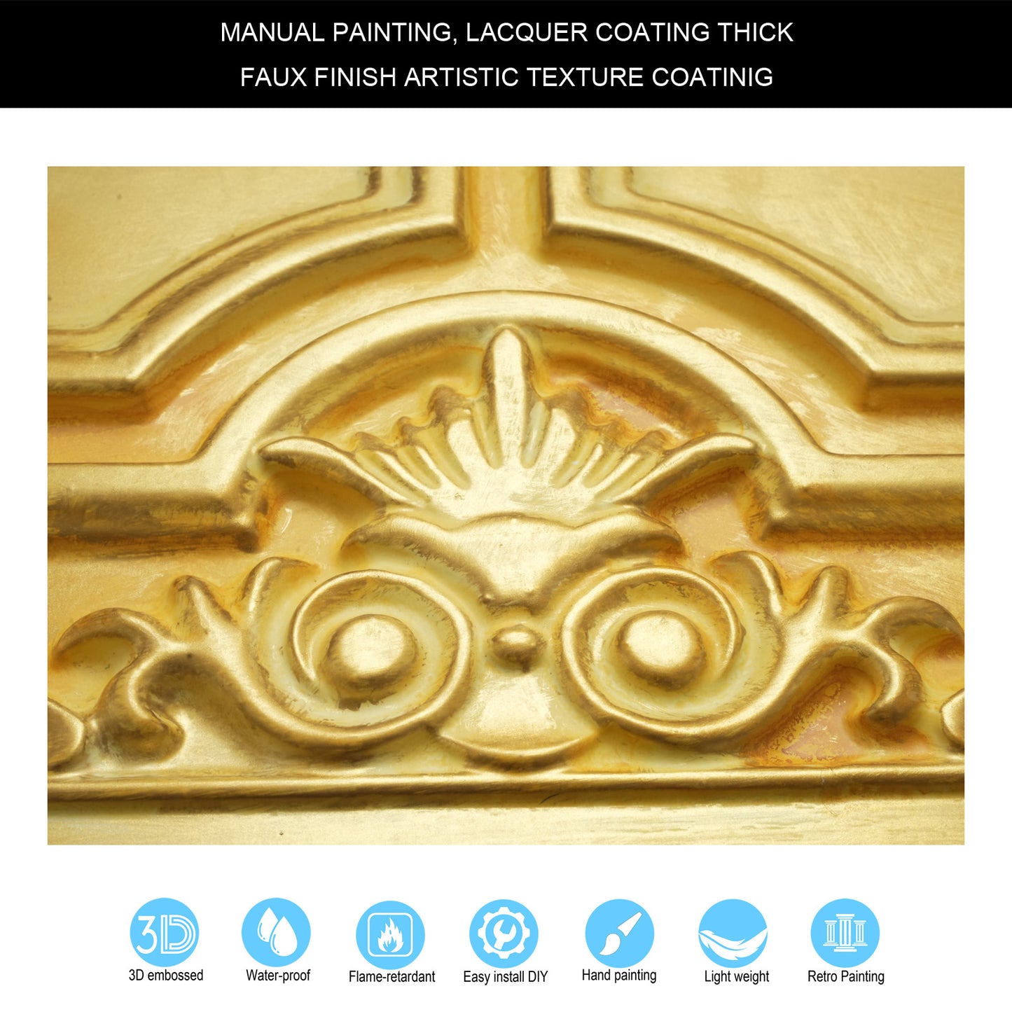 10tiles/lot Embossing Ceiling Tiles for Boutique Restaurants, Premium Lounges and Luxury Hotels PL16