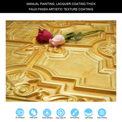 10tiles/lot Embossing Ceiling Tiles for Boutique Restaurants, Premium Lounges and Luxury Hotels PL16