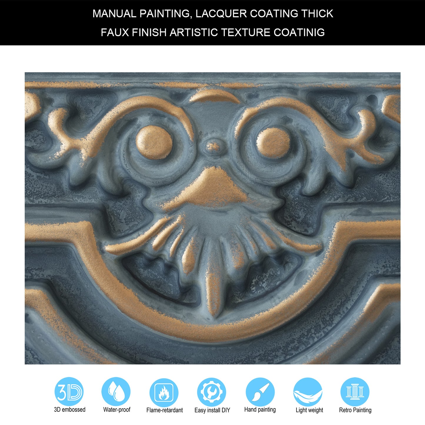 10tiles/lot Artistic Ceiling Tiles for Libraries, Museums, Craft Studios and Cultural Interiors PL16