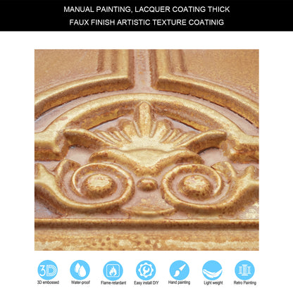 10tiles/lot Embossing Ceiling Tiles for Boutique Restaurants, Premium Lounges and Luxury Hotels PL16