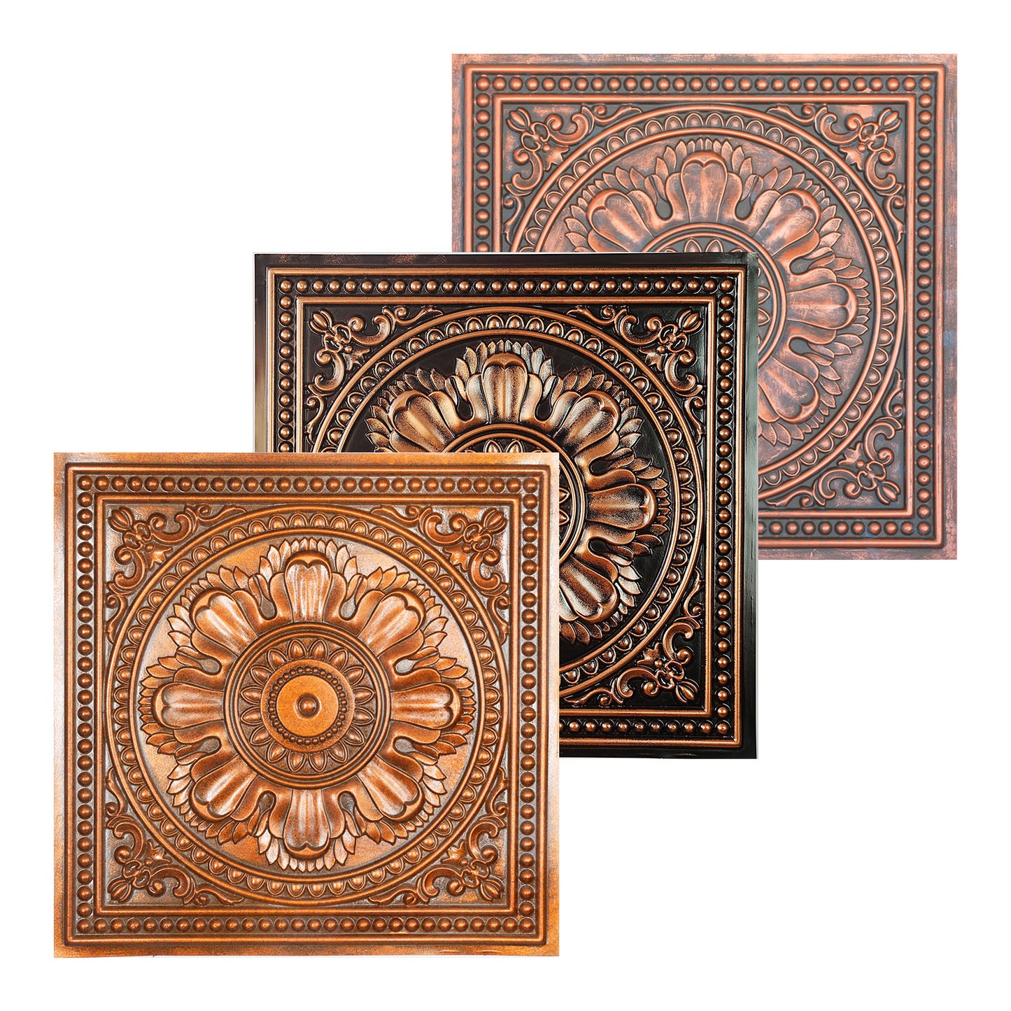 10tiles/lot Drop-In Tin Ceiling Tiles for Restaurants, Bars, Meeting Rooms and Retail Spaces PL17