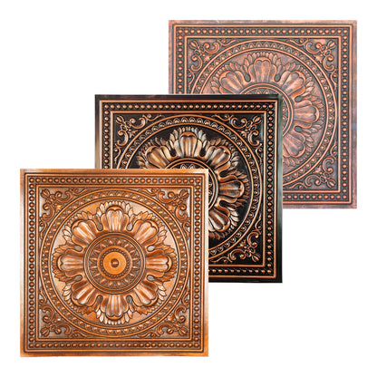 10tiles/lot Drop-In Tin Ceiling Tiles for Restaurants, Bars, Meeting Rooms and Retail Spaces PL17